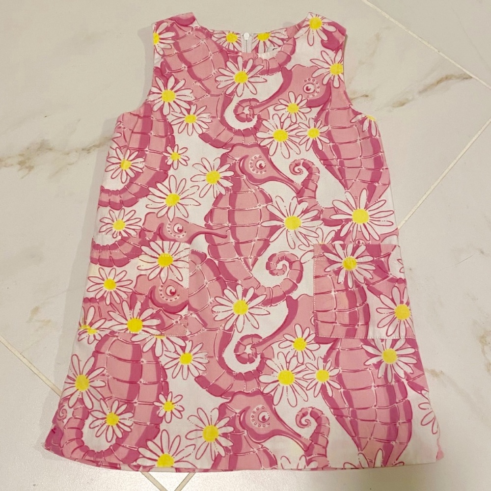 Lilly Pulitzer "Spring Break" Seahorse Dress